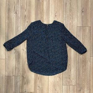 NYDJ Half Button Blouse